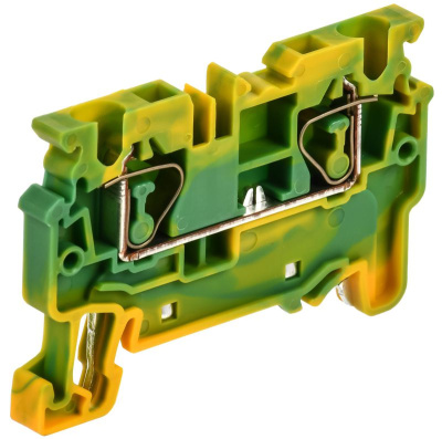ARMAFIX Клемма пруж. CX4 PE 4мм2 проходная зазем. IEK IEK ARMAFIX AF-CT41-00-K52-004