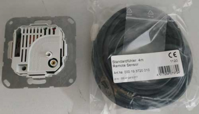 Механизм Регулятор теплого пола 1НЗ-контакт 10(4)А 230V с датчиком температуры Jung Jung Jung Механизмы FTR231U