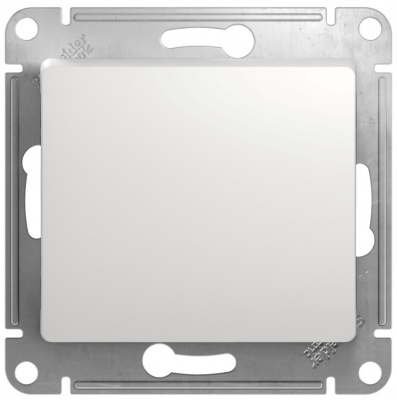 Переключатель 1-клавишный 10A (схема 6) Systeme Electric Glossa Белый Systeme Electric Glossa GSL000161