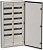 TITAN 5 Корпус металлический ЩРн-168 (2х84) 1085х570х140 IP54 сер IEK