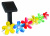 Светильник садовый на солнечной батарее пластик цветной черный длина 400 см Эра ЭРА  SL-PL400-FLW10