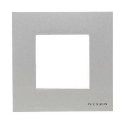 Рамка 1-постовая 2 мод ABB NIE Zenit Серебряный N2271 PL ABB Zenit 2CLA227100N1301