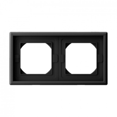 ARTGALLERY 2-постовая РАМКА IP44,  КАРБОН Systeme Electric ArtGallery GAL441002