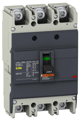Автоматический выключатель 3P 160A 25kA Schneider Electric EasyPact EZC Schneider Electric EasyPact EZC EZC250N3160
