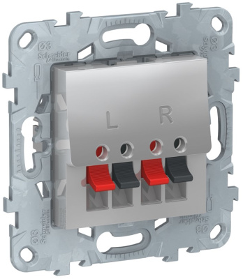 Аудиорозетка Schneider Electric Unica New Алюминий Schneider Electric Unica New NU548630