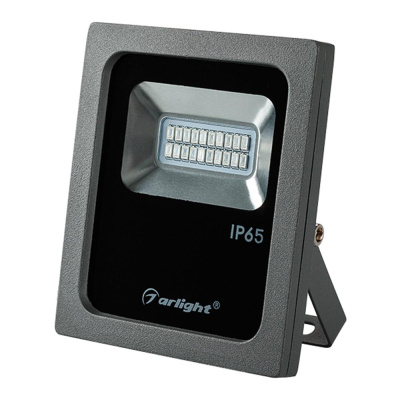 Прожектор светодиодный AR-FLG-FLAT-10Вт-220В Arlight Серый Arlight  022577Arlight