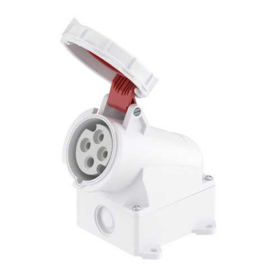 Розетка настенная IP67 63A 3P+E 400В DKC DKC  DIS5156356