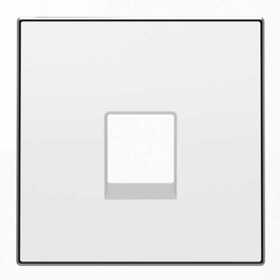 Накладка розетки телефонной/информационной ABB NIE Sky Альпийский белый 8517 BL ABB Sky 2CLA851700A1101