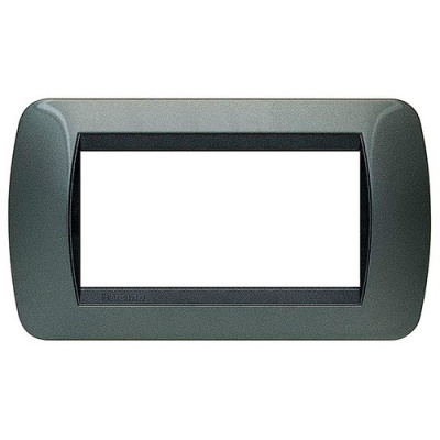 Накладка на 4 модуля, Тёмная Сталь Bticino Bticino  L4804AC