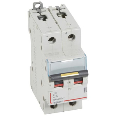 Автоматический выключатель 2P 4A C 10kA Legrand DX3 Legrand DX3 409564