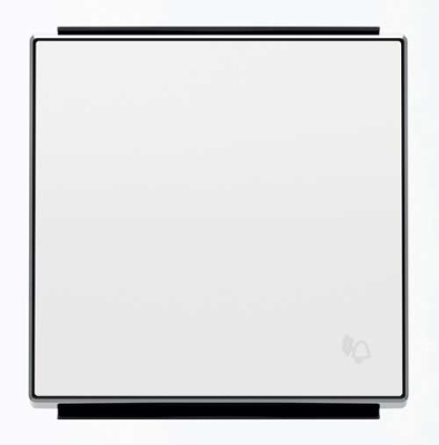 Клавиша 1-ая с символом "Звонок" ABB NIE Sky Альпийский белый 8504 BL ABB Sky 2CLA850400A1101