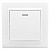 Выключатель 1-клавишный СП с индикатором10A EKF Basic Минск Белый