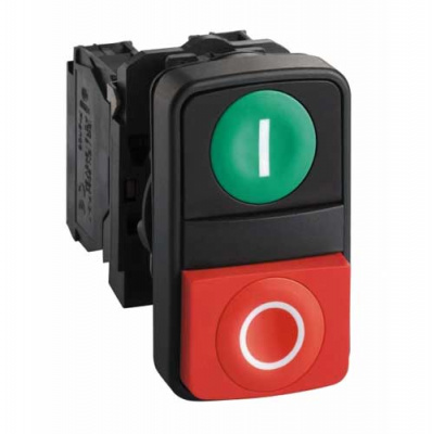 Кнопка 22мм двойная с маркировкой Schneider Electric Schneider Electric  XB5AL73415