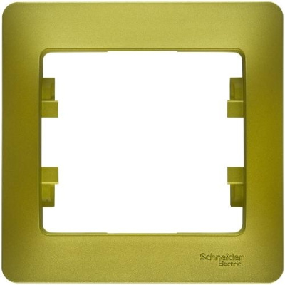 Рамка 1-постовая Systeme Electric Glossa Фисташковый Systeme Electric Glossa GSL001001