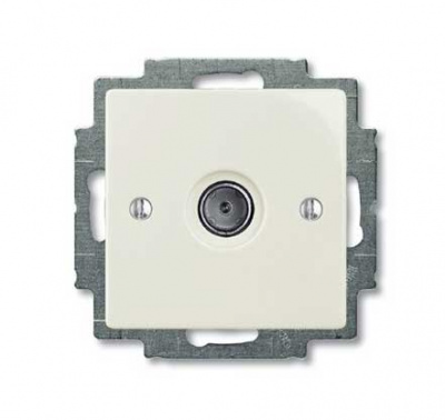 Розетка TV оконечная ABB BJB Basic55 chalet Белый ABB Basic 55 2CKA001724A4317
